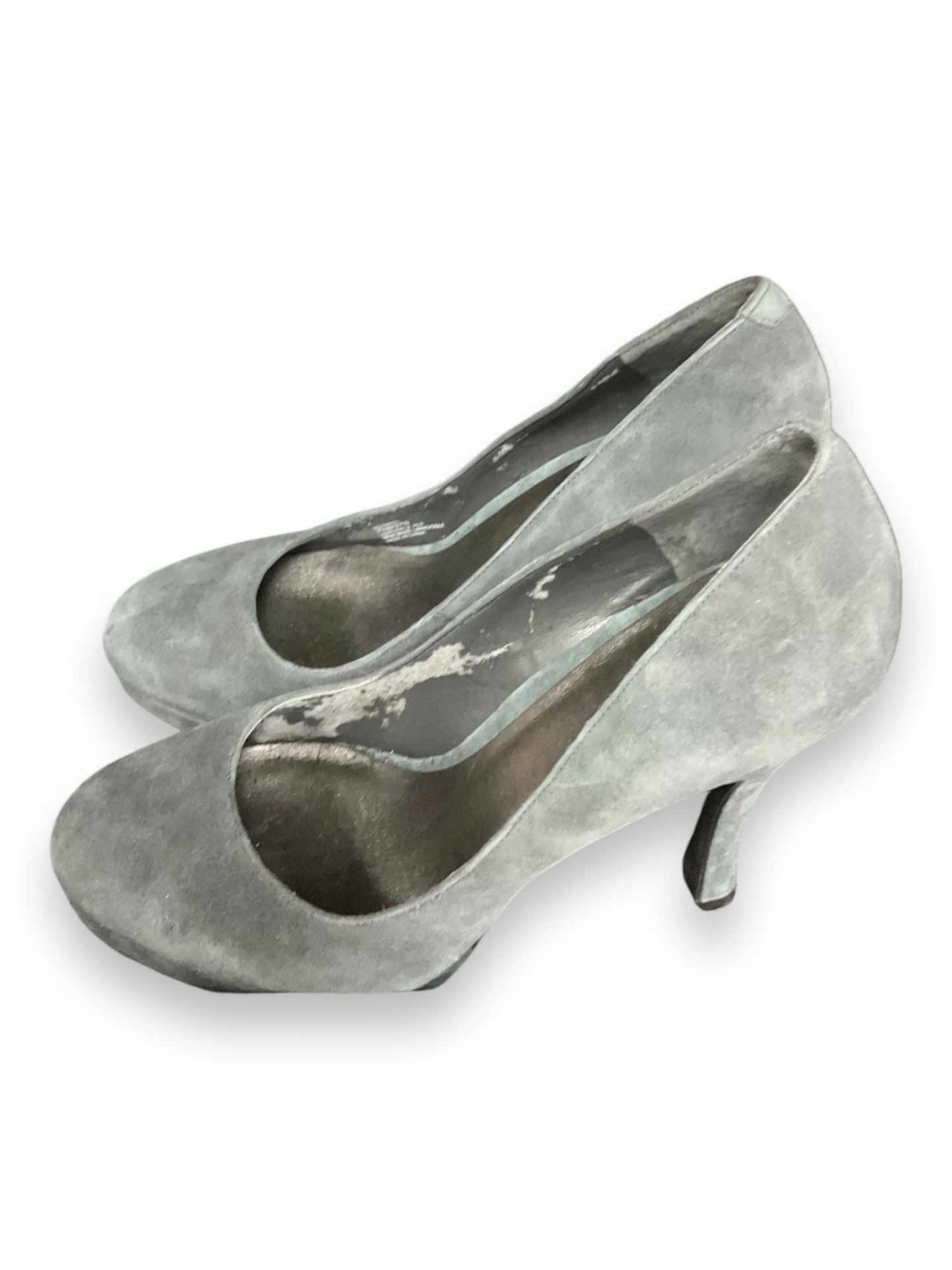 Shoes Heels Stiletto By Bcbg In Grey, Size: 7.5