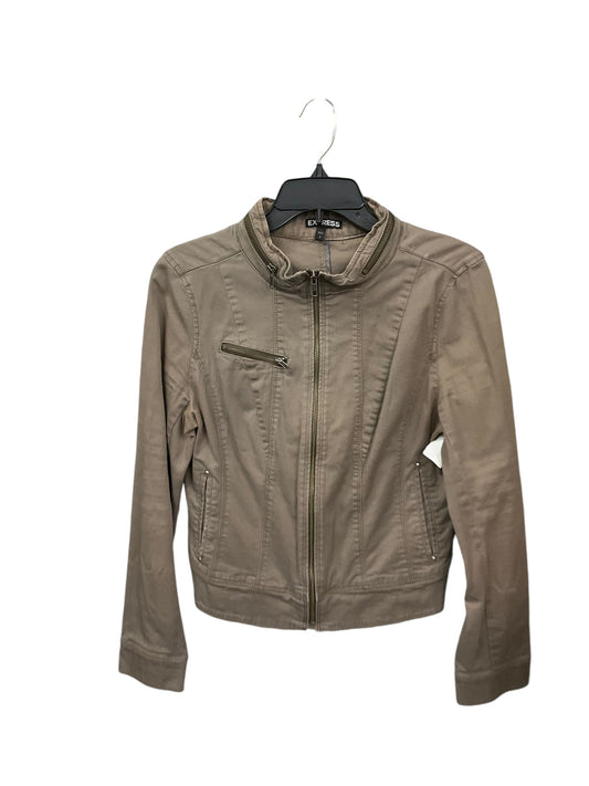 Jacket Utility By Express In Tan, Size: S