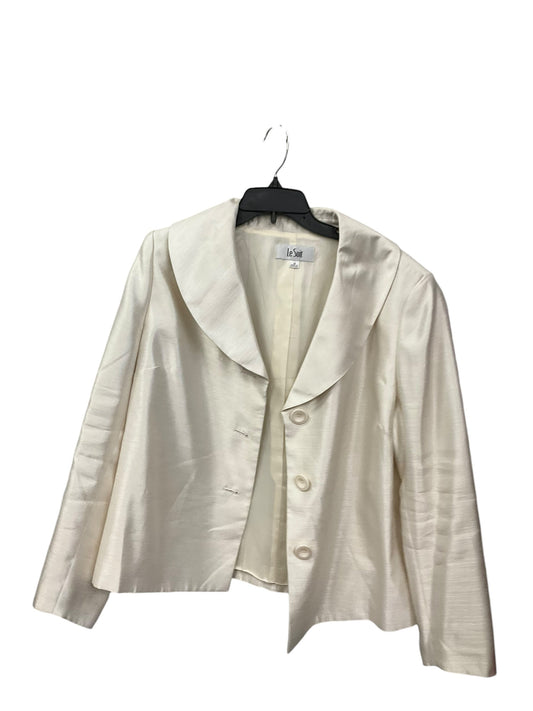 Blazer By Le Suit In Cream, Size: 18