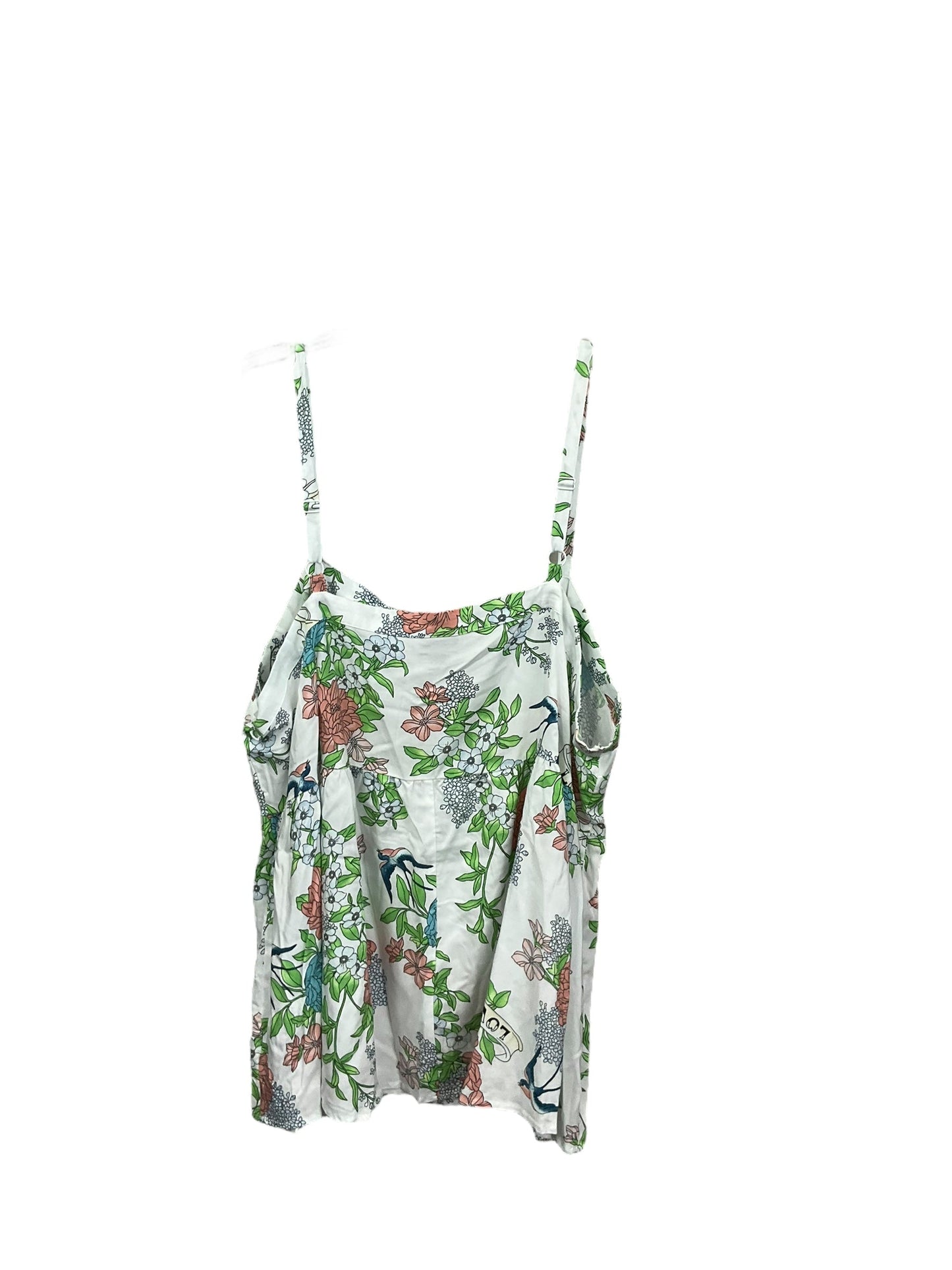 Top Sleeveless By Torrid In Floral Print, Size: 3x