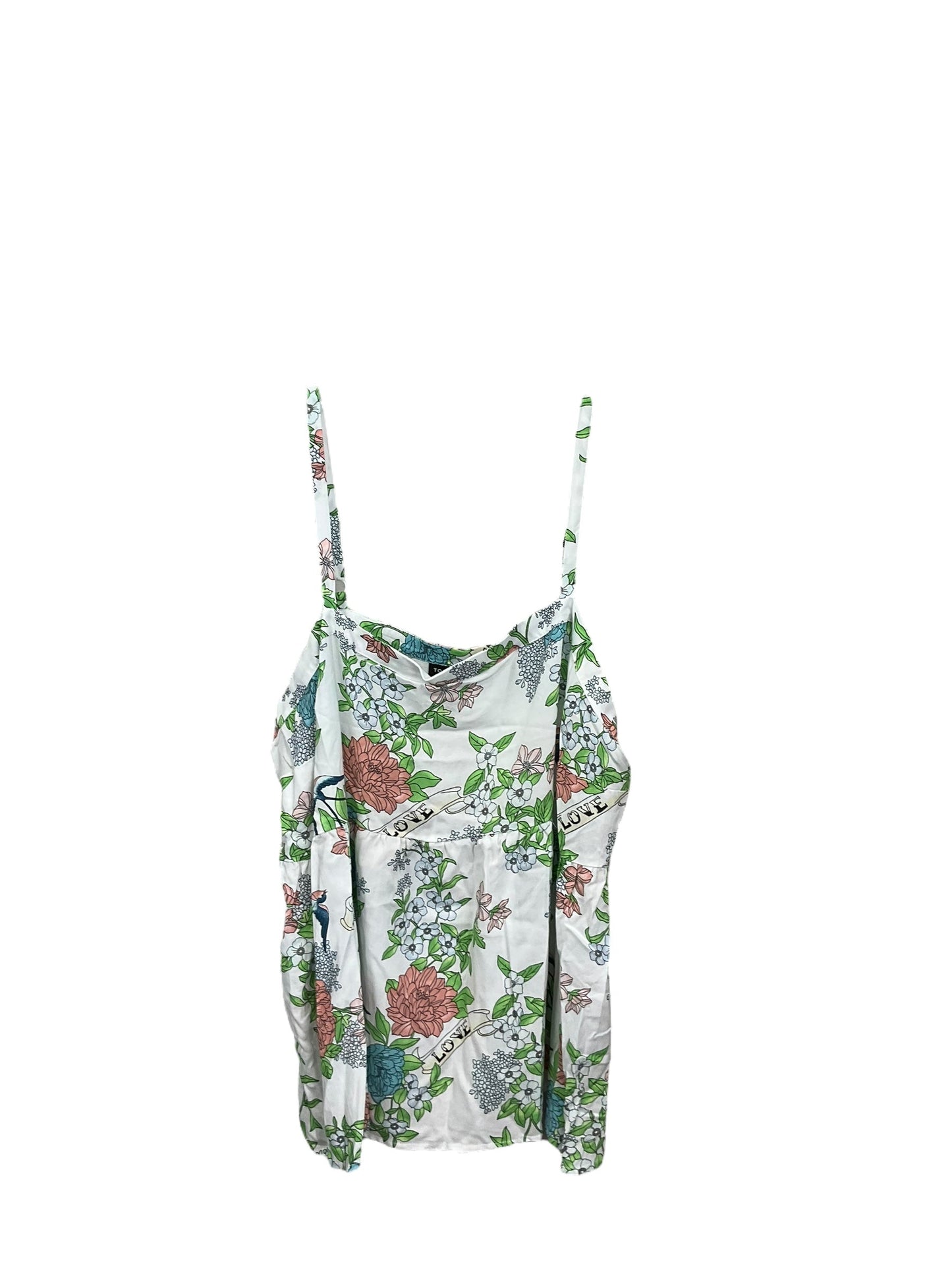 Top Sleeveless By Torrid In Floral Print, Size: 3x