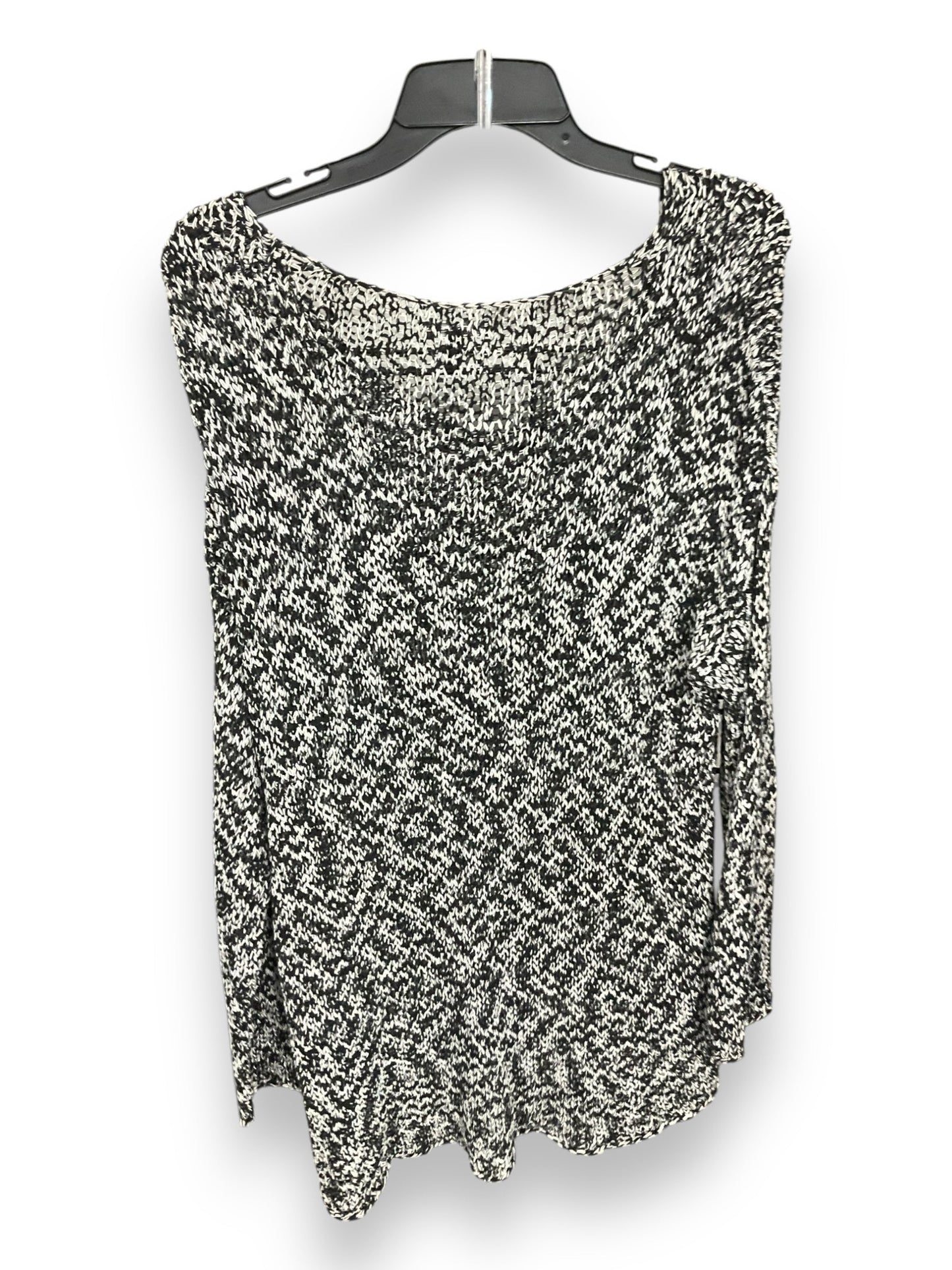 Sweater By Eileen Fisher In Black & White, Size: Xl