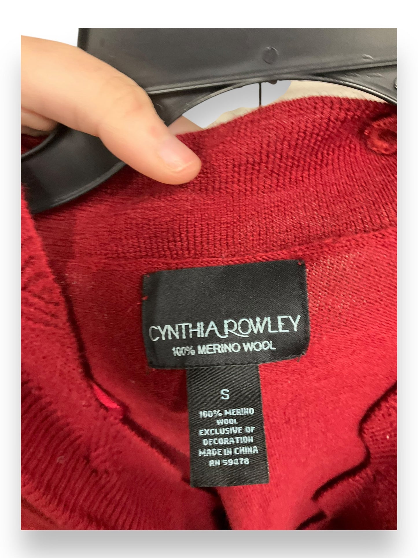 Sweater By Cynthia Rowley In Red, Size: S