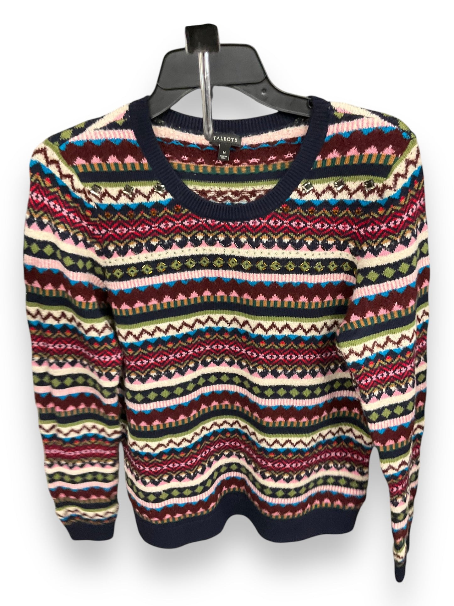 Sweater By Talbots In Multi-colored, Size: M