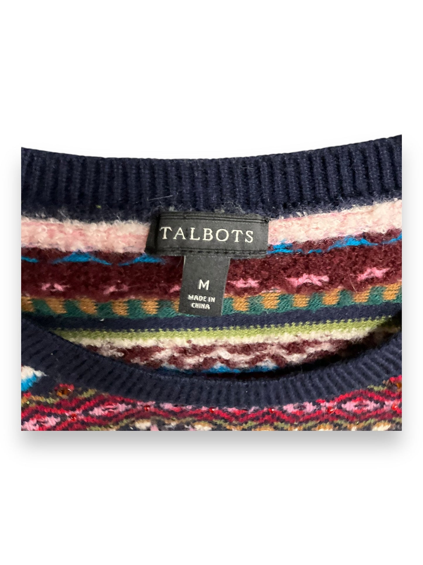 Sweater By Talbots In Multi-colored, Size: M