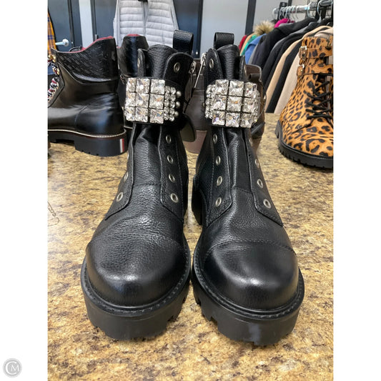 Boots Designer By Karl Lagerfeld In Black, Size: 6.5