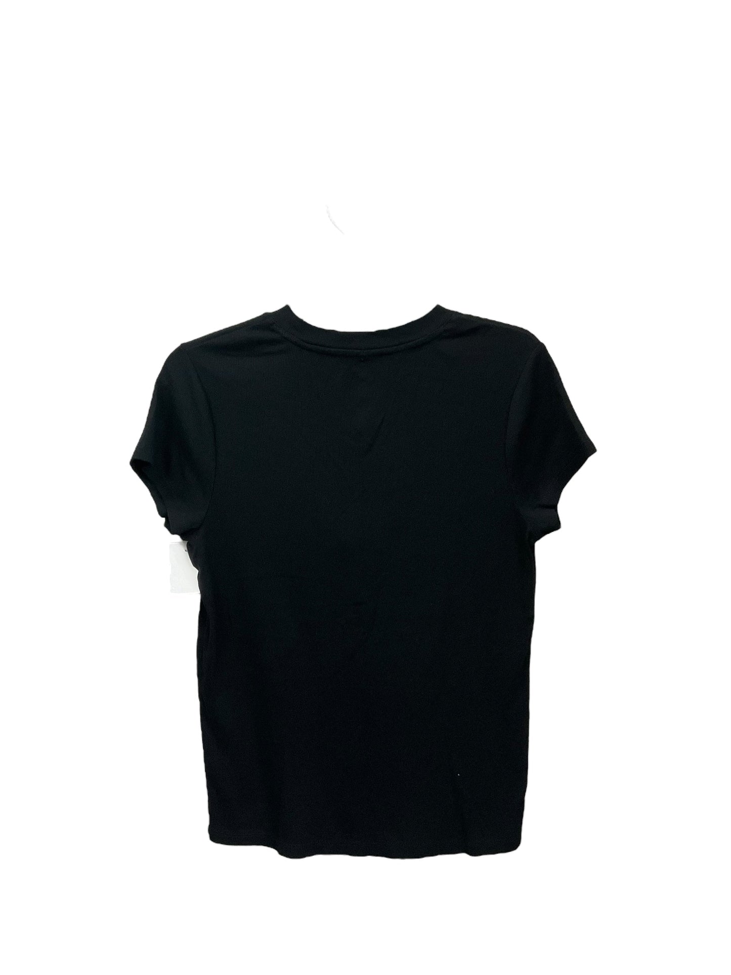 Black Top Short Sleeve Basic A New Day, Size Xl