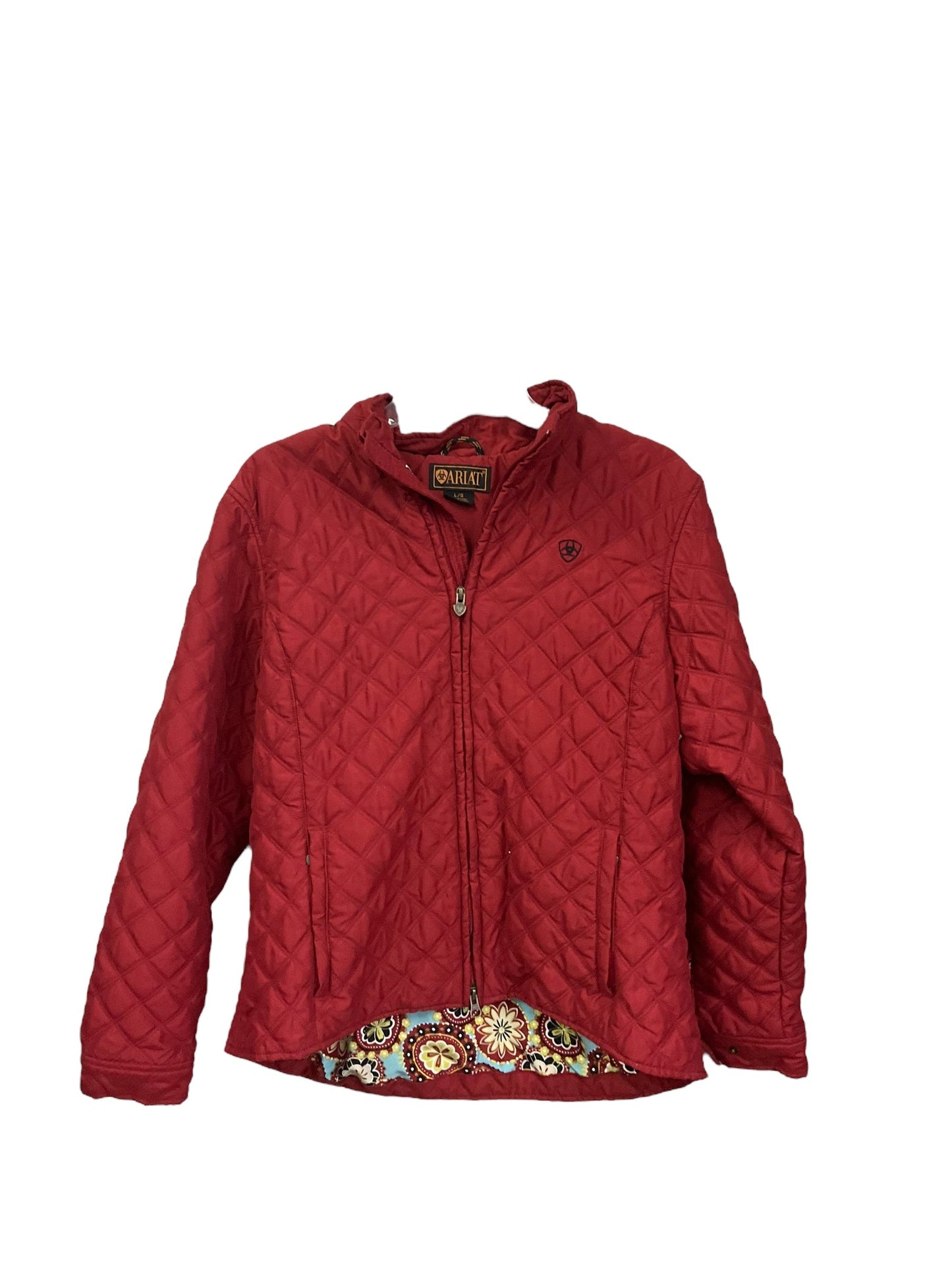 Red Jacket Puffer & Quilted Ariat, Size L