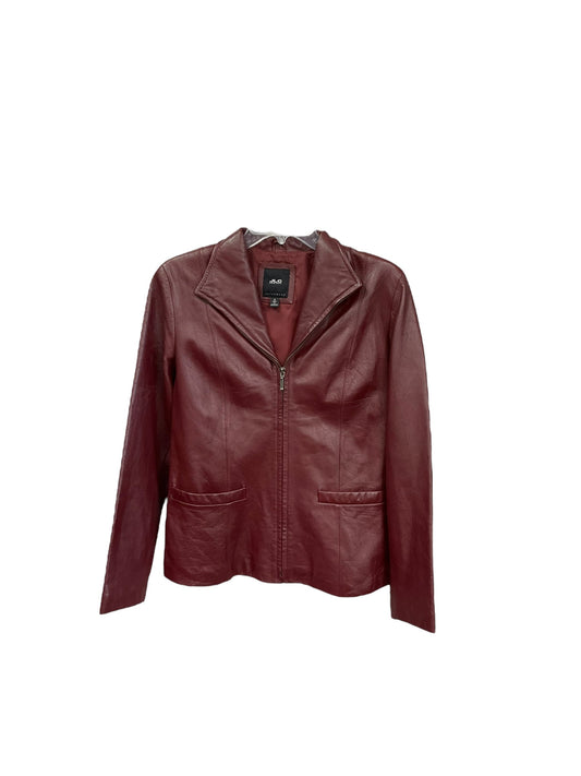 Red Jacket Leather Clothes Mentor, Size S