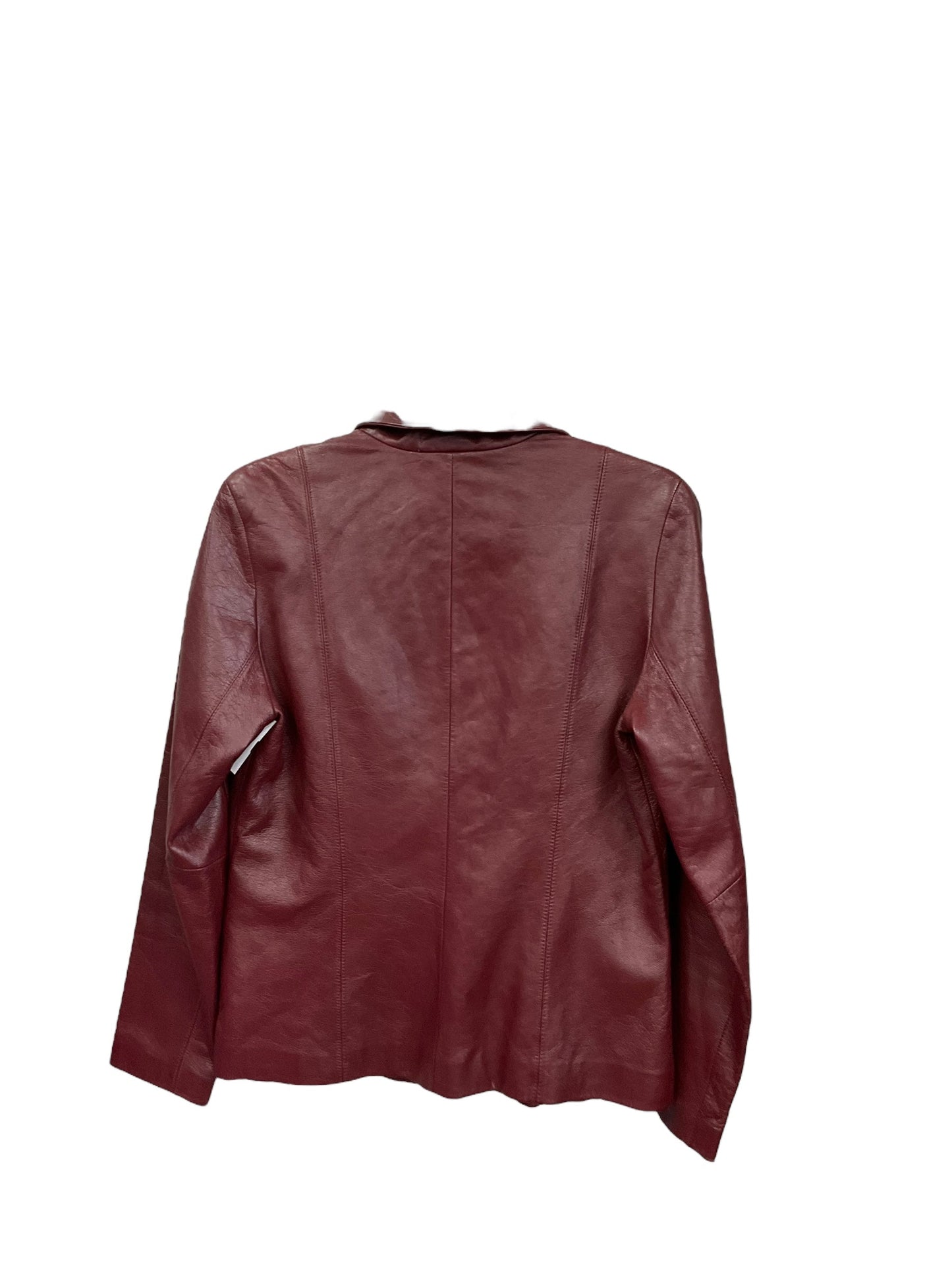 Red Jacket Leather Clothes Mentor, Size S