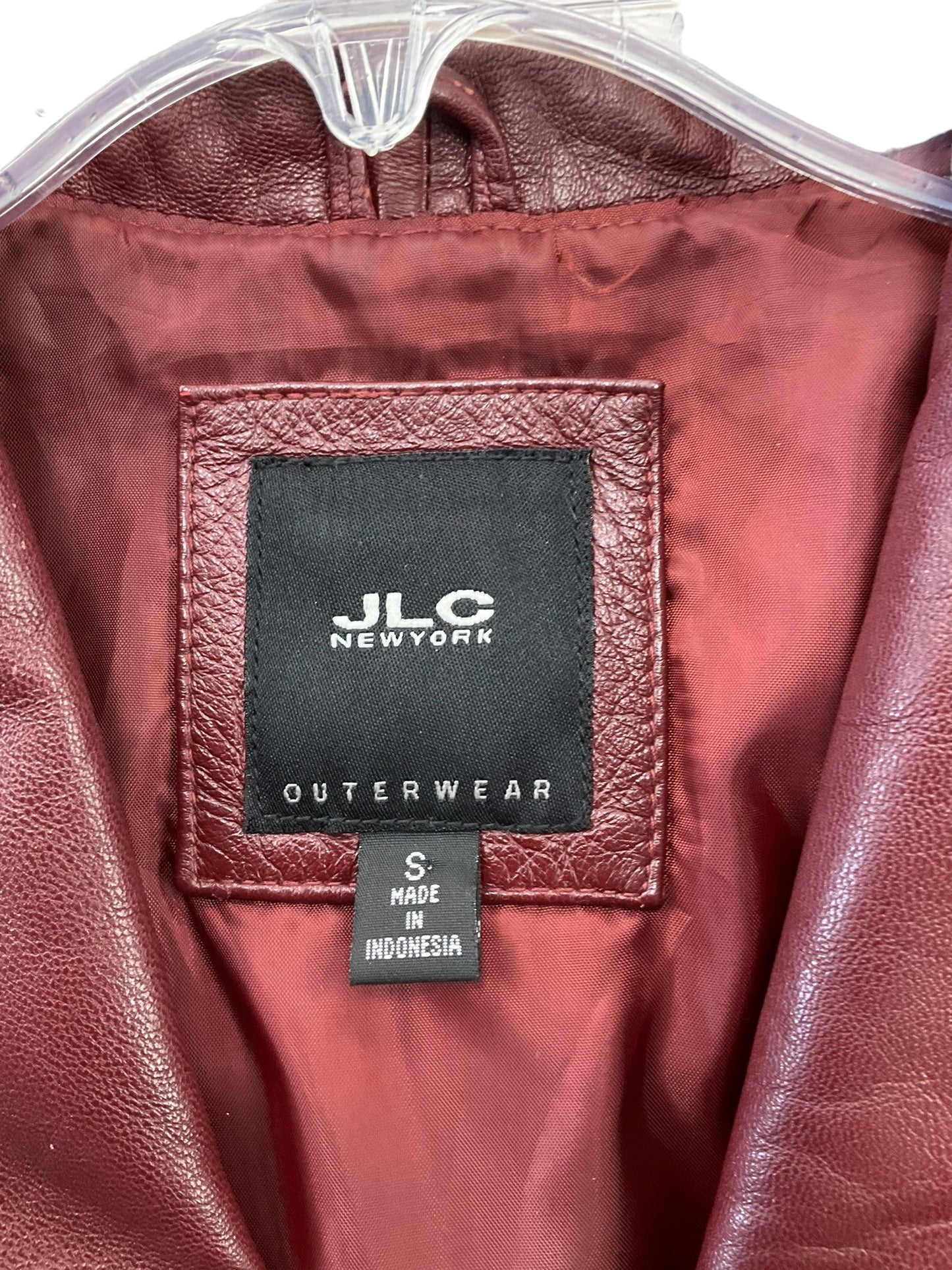 Red Jacket Leather Clothes Mentor, Size S