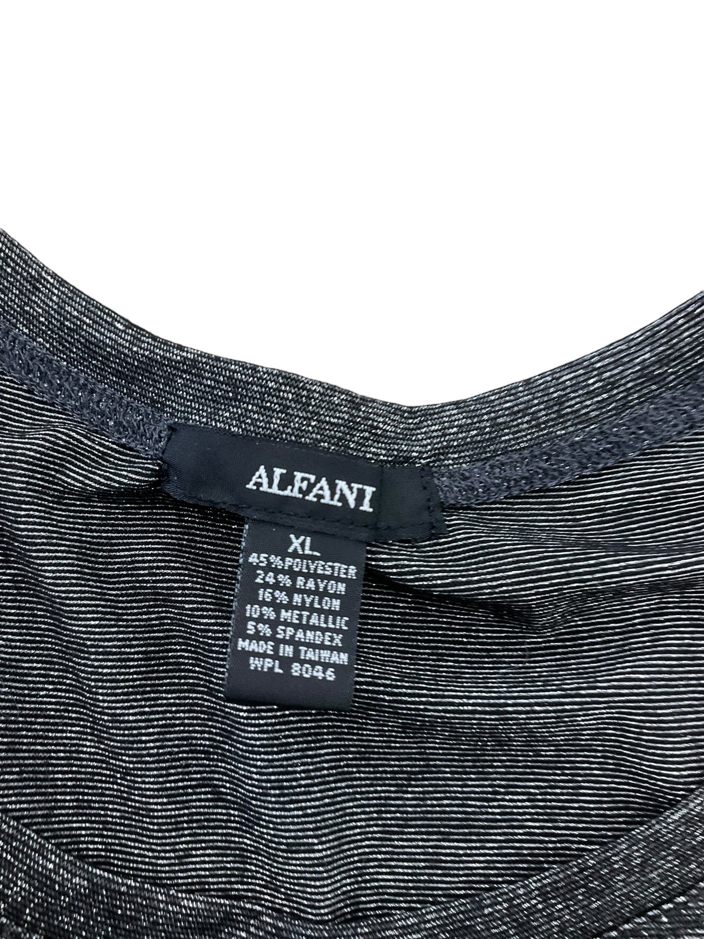 Tank Top By Alfani In Grey, Size: Xl