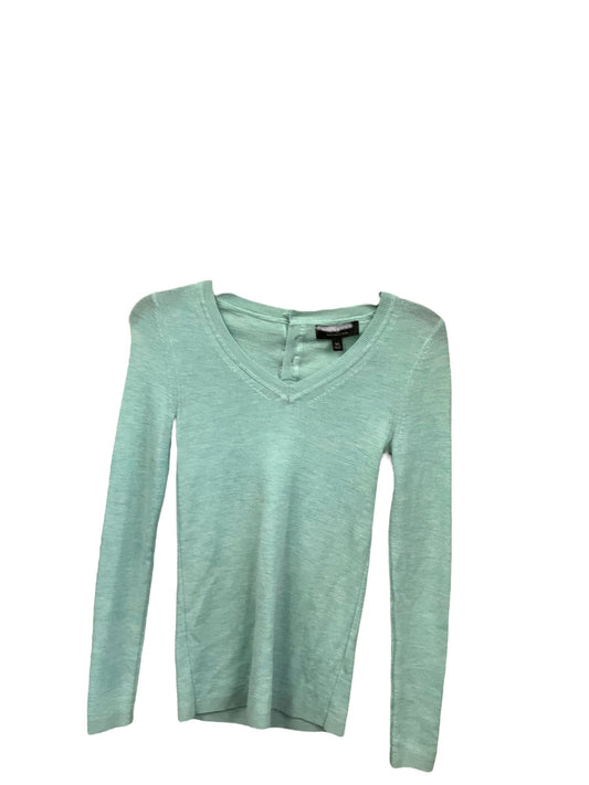 Top Long Sleeve By Banana Republic In Aqua, Size: Xs