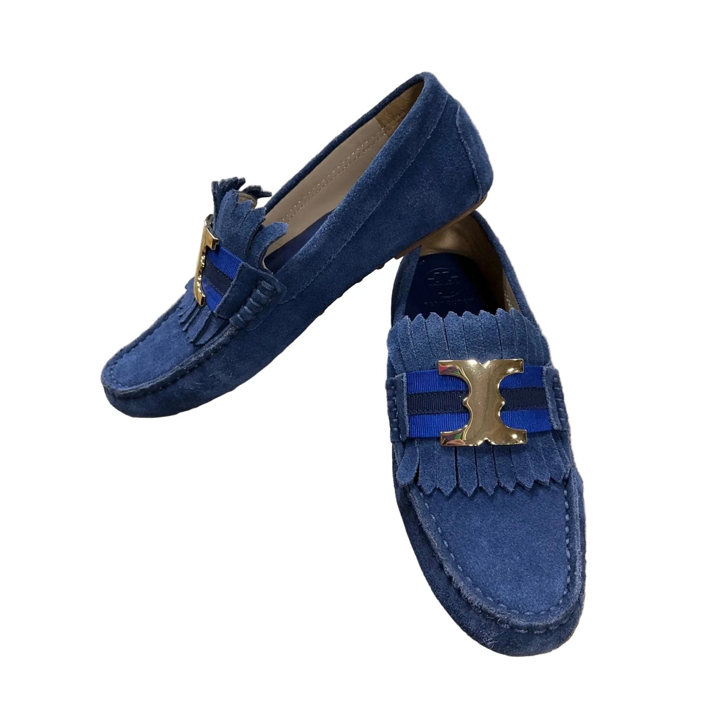 Shoes Designer By Tory Burch In Navy, Size: 5.5