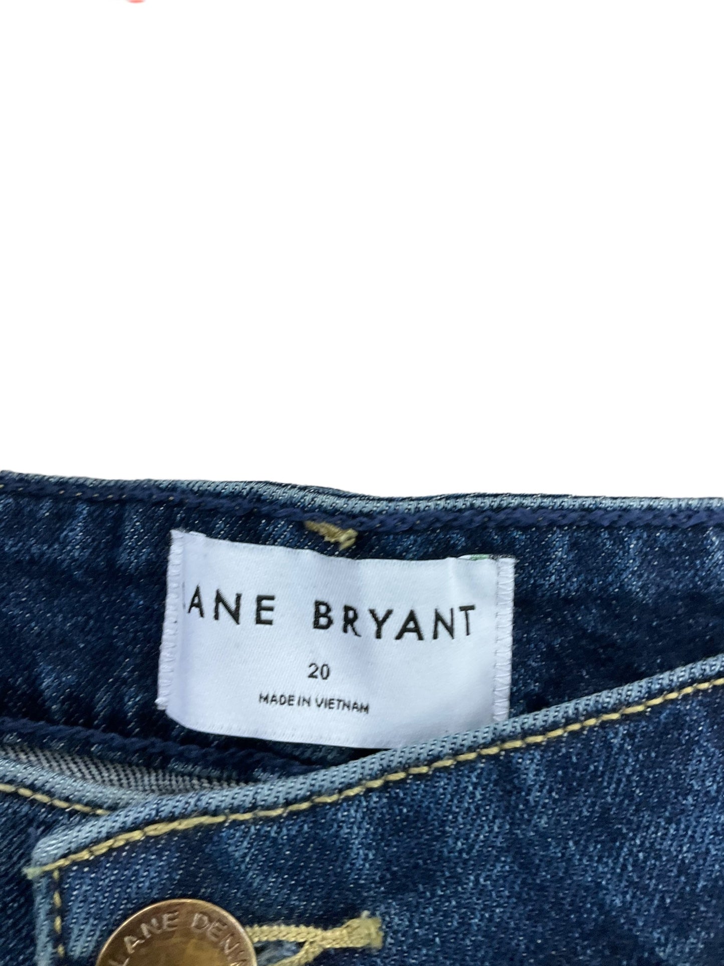 Jeans Wide Leg By Lane Bryant In Blue Denim, Size: 20