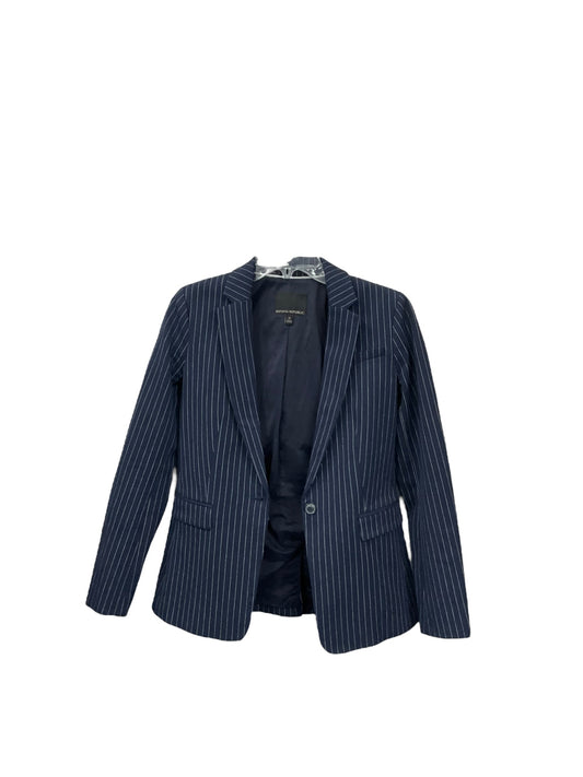 Blazer By Banana Republic In Navy, Size: 0