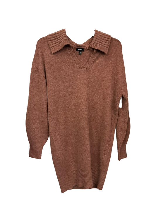 Sweater By Express In Brown, Size: Xs