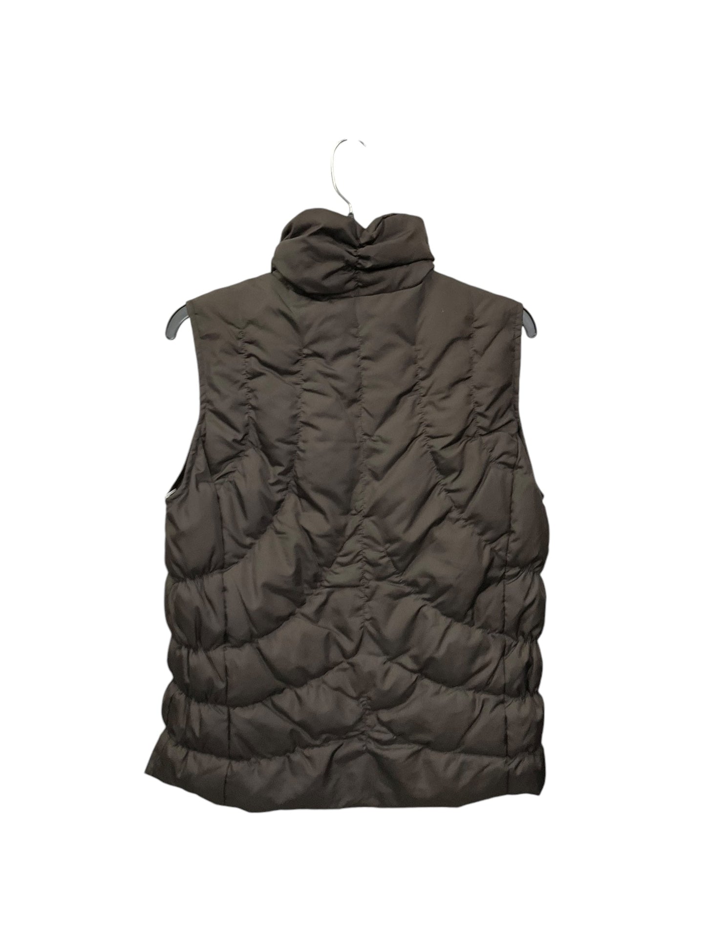 Vest Puffer & Quilted By Nine West In Brown, Size: M