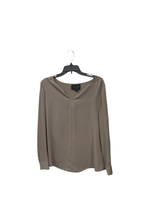 Top Long Sleeve By Clothes Mentor In Taupe, Size: M