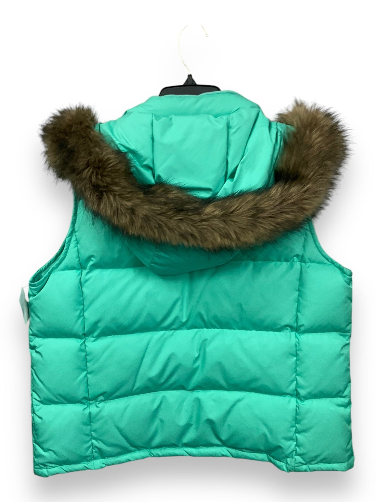 Vest Puffer & Quilted By Gap In Aqua, Size: L