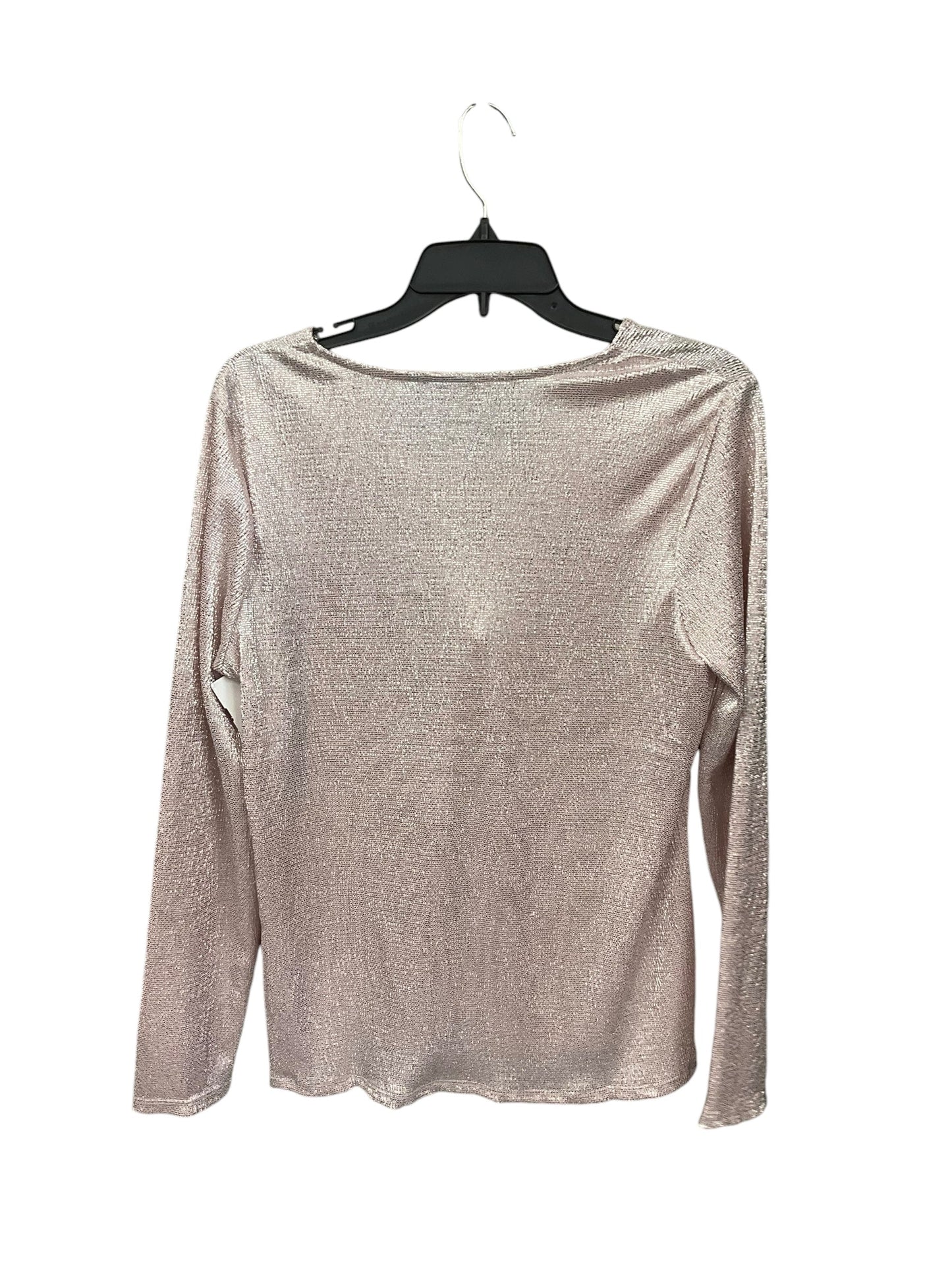 Top Long Sleeve By Chicos In Pink, Size: M