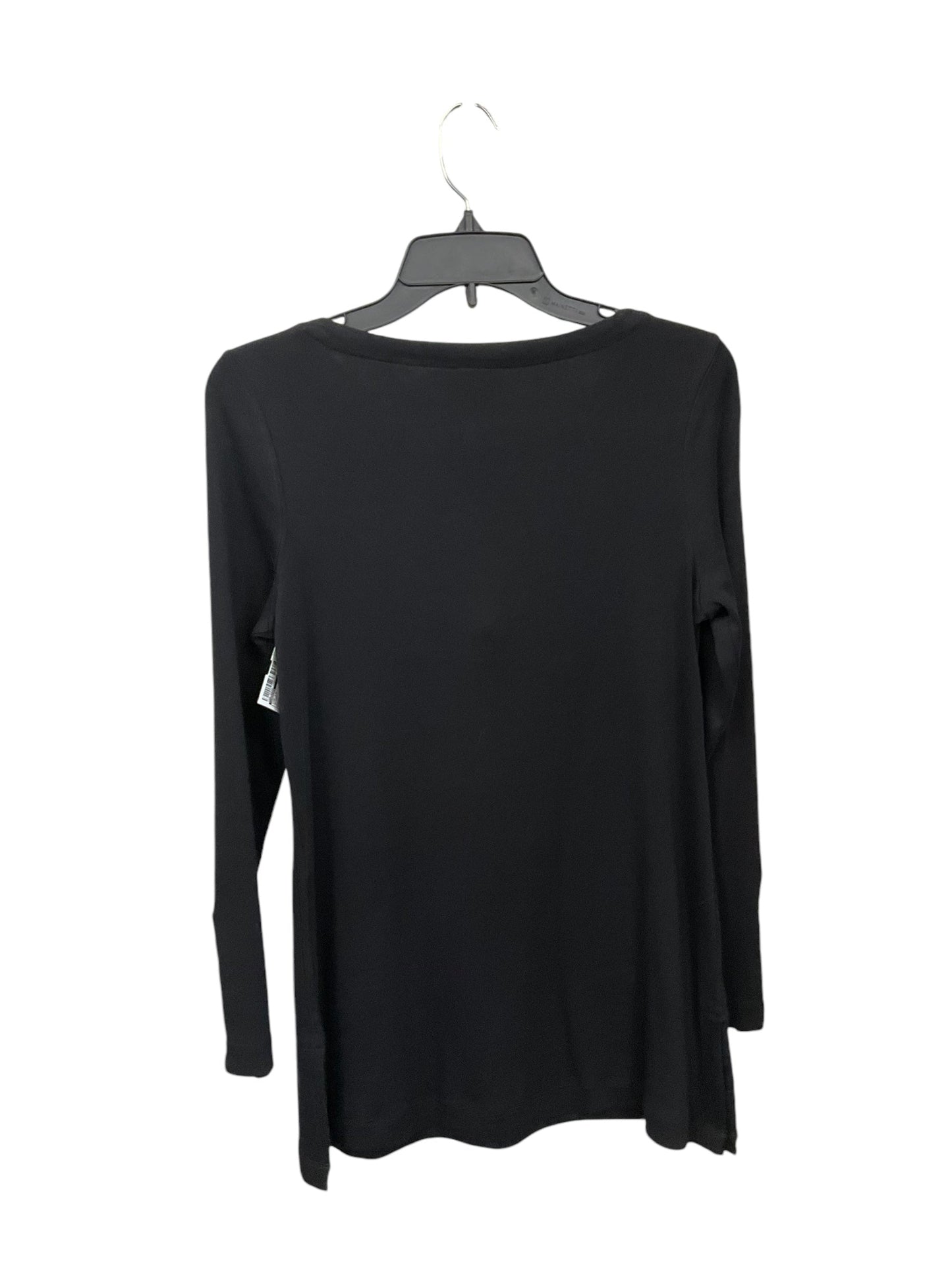 Top Long Sleeve By Chicos In Black, Size: S