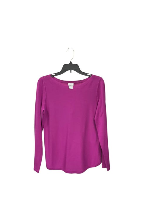 Top Long Sleeve By Chicos In Pink, Size: S