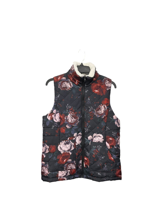 Vest Puffer & Quilted By Maurices In Floral Print, Size: M