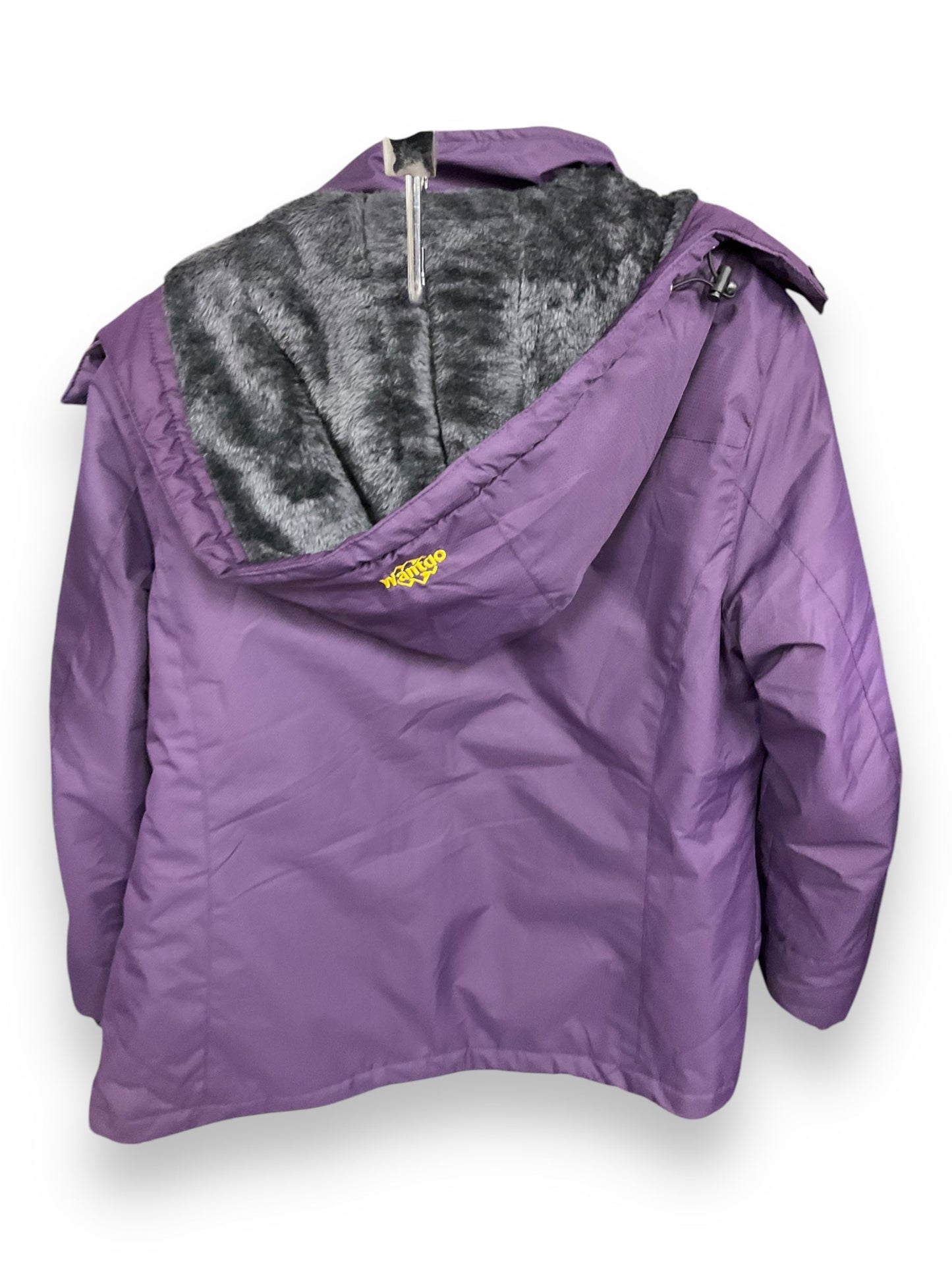 Coat Parka By Clothes Mentor In Purple, Size: M