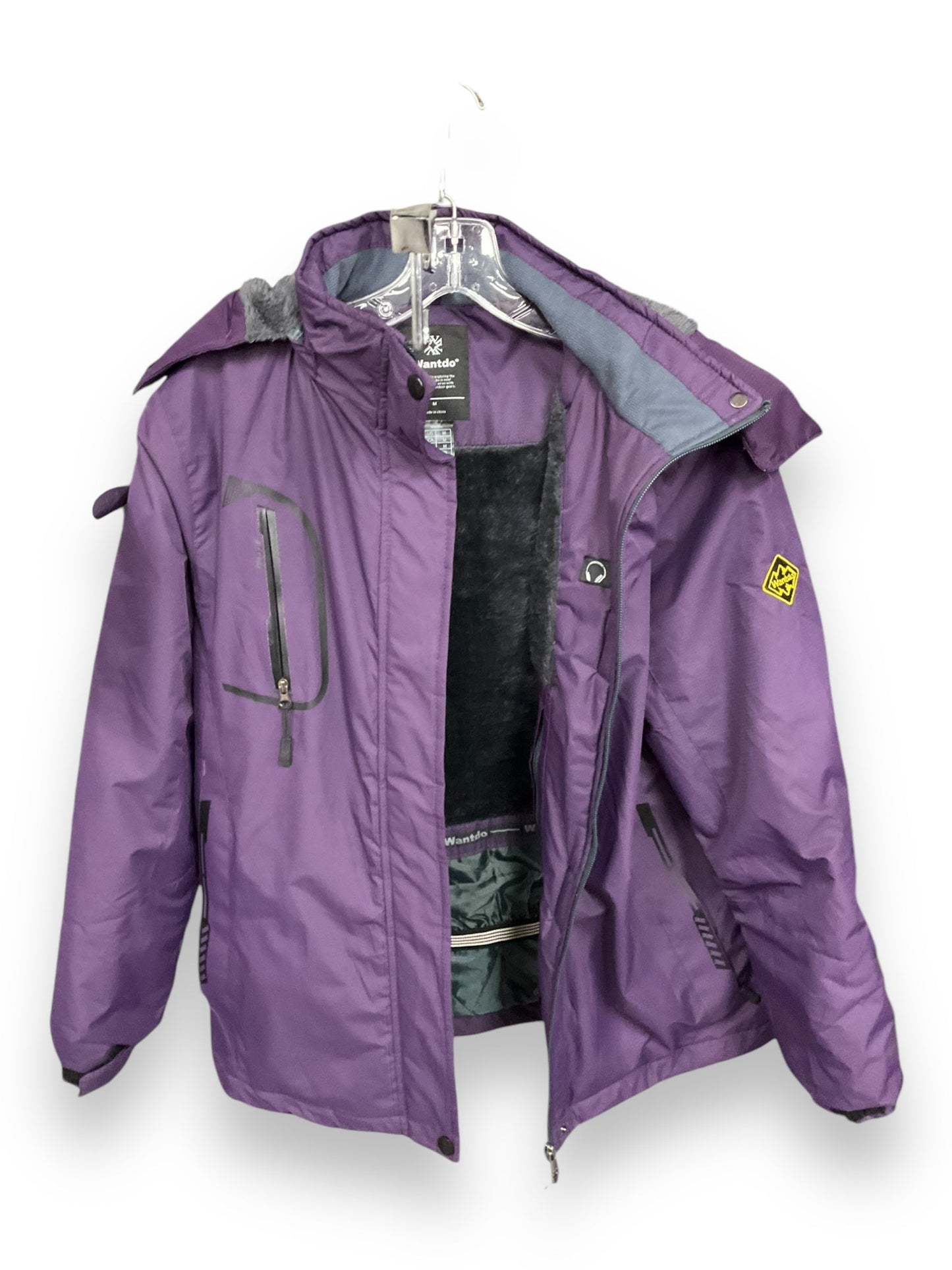 Coat Parka By Clothes Mentor In Purple, Size: M