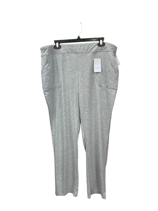 Pants Lounge By Croft And Barrow In Grey, Size: 2x