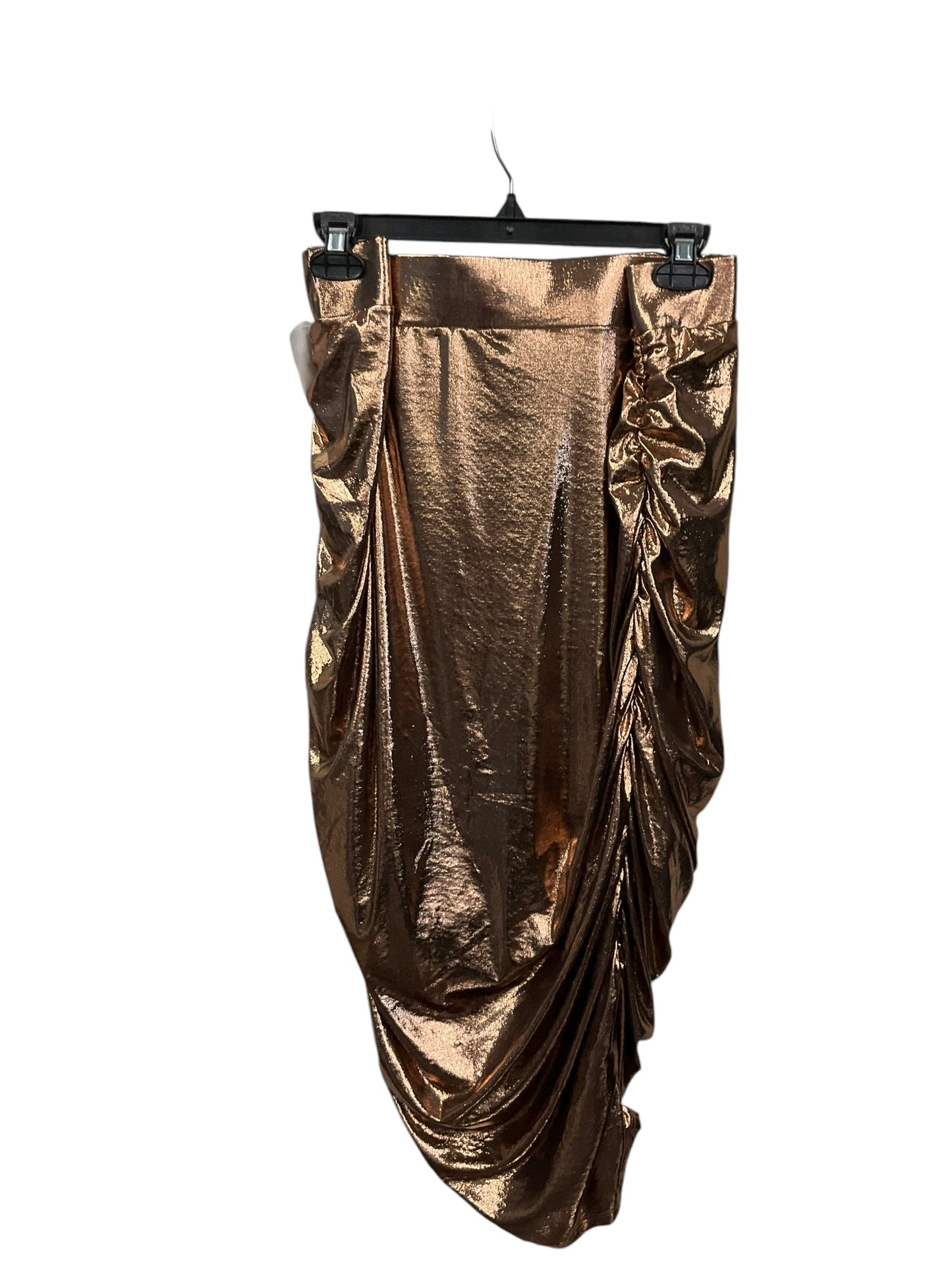 Skirt Midi By Torrid In Bronze, Size: 3x