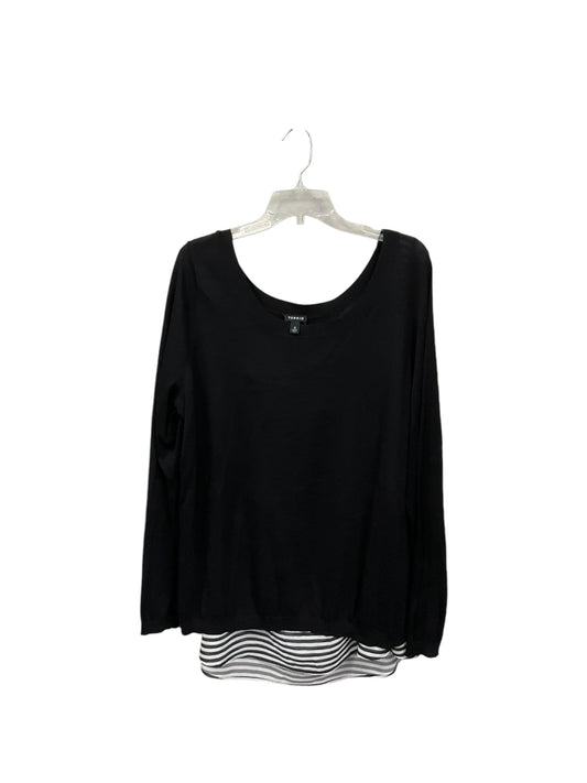 Top Long Sleeve By Torrid In Black & White, Size: 3x