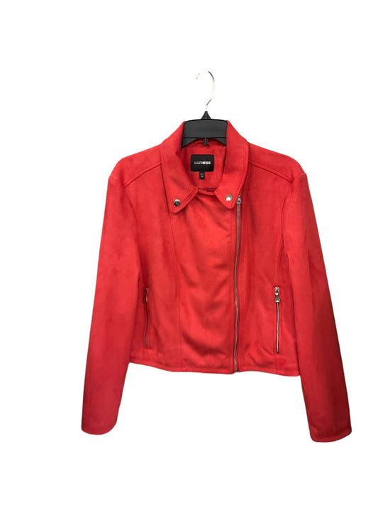 Jacket Other By Express In Red, Size: Xl