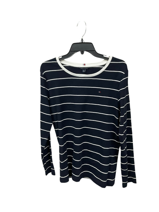 Top Long Sleeve By Tommy Hilfiger In Navy, Size: Xl