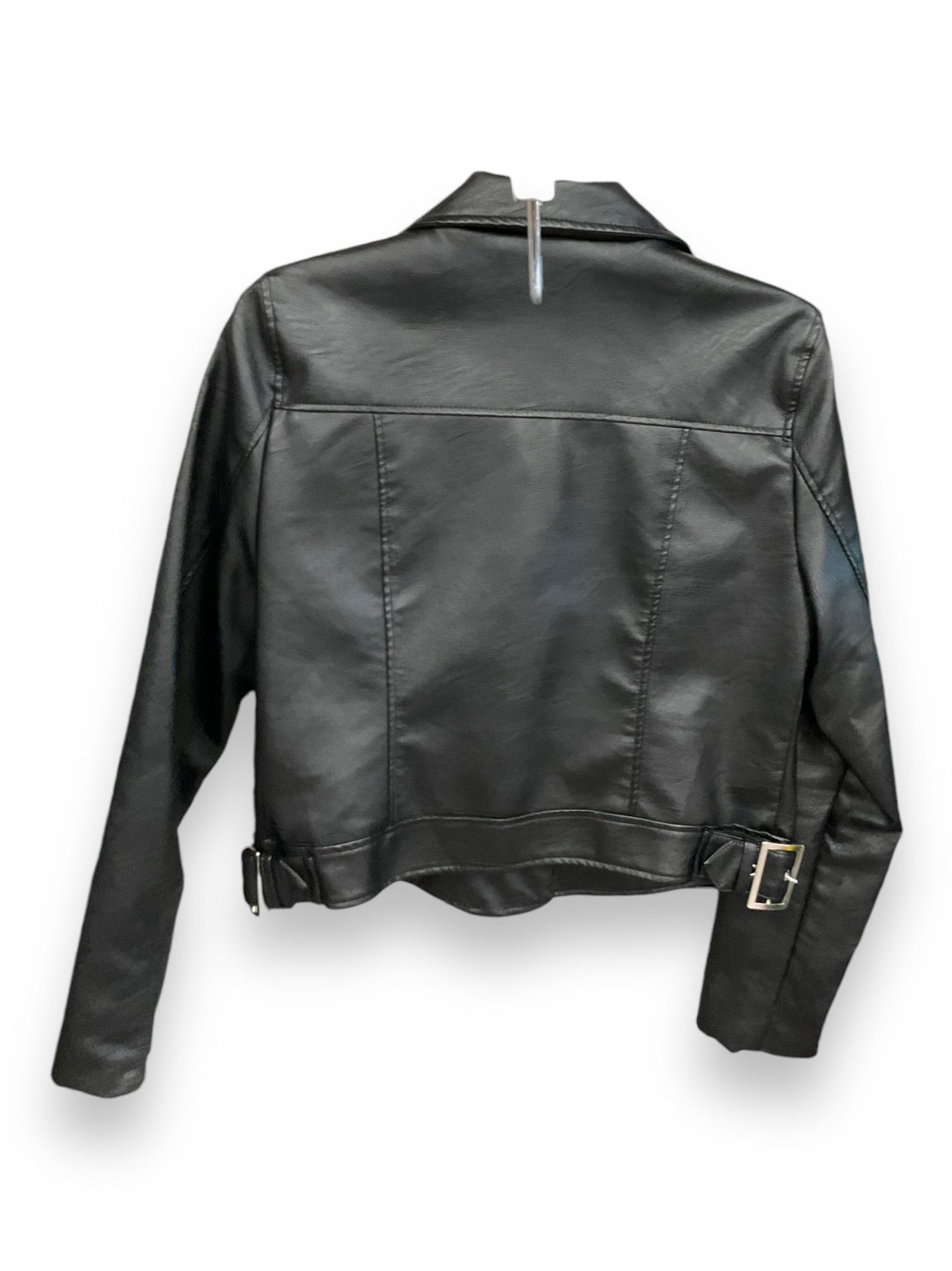 Jacket Moto By Love Tree In Black, Size: L