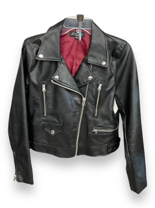 Jacket Moto By Love Tree In Black, Size: L