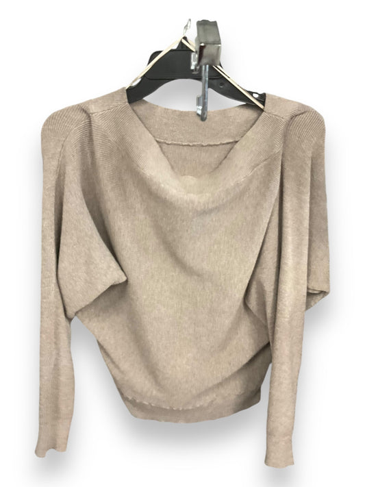 Top Long Sleeve By Ee Some In Taupe, Size: M