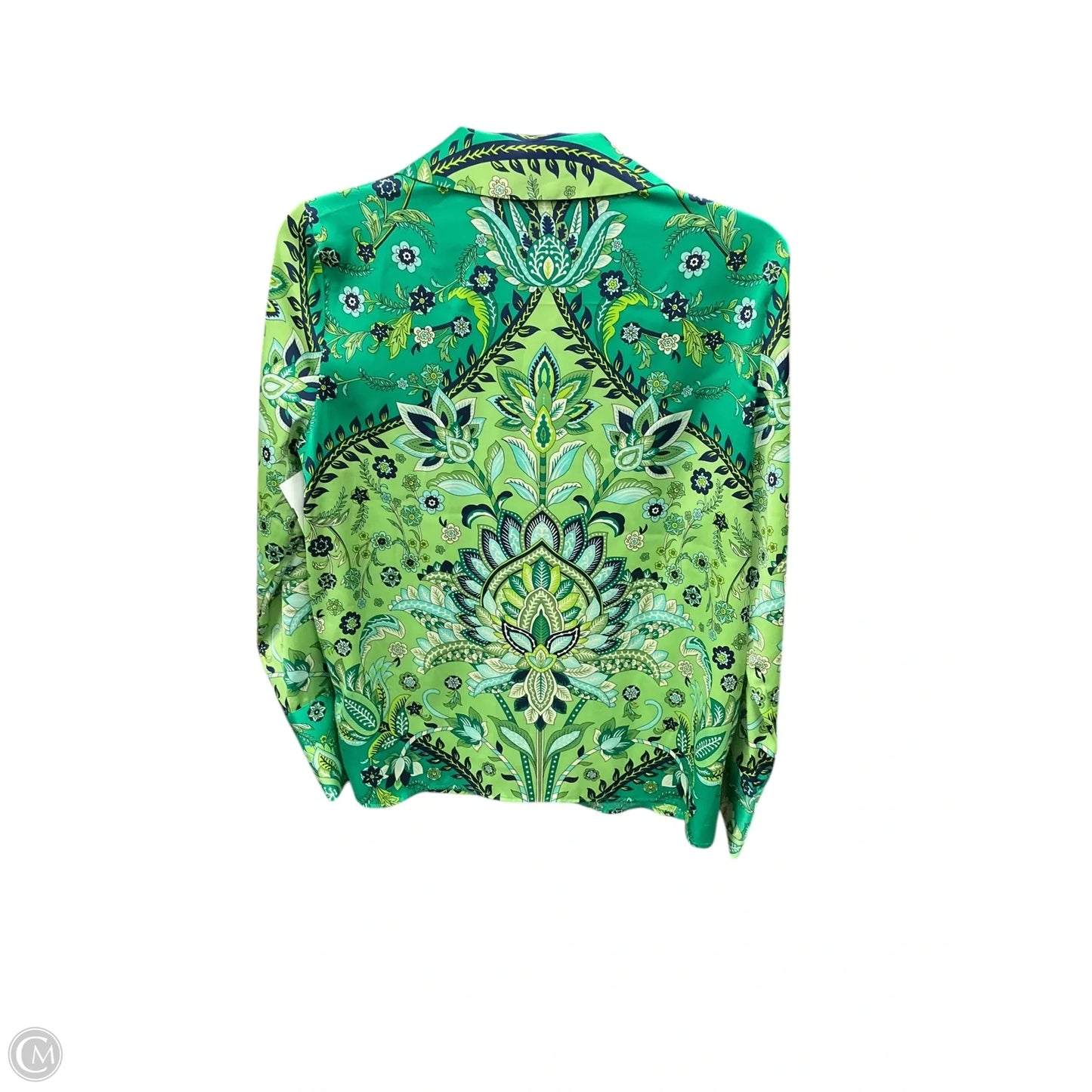 Blouse Long Sleeve By Rachel Zoe In Green, Size: Xs