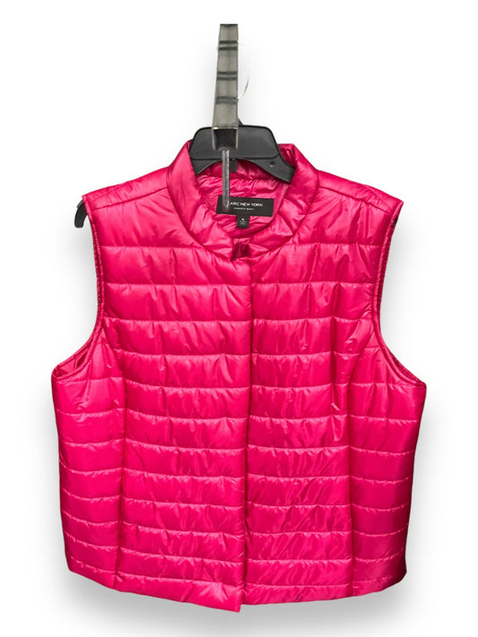 Vest Puffer & Quilted By Marc New York In Pink, Size: Xl