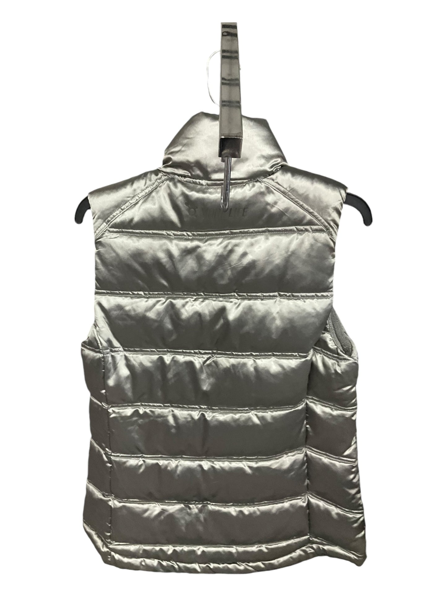 Vest Puffer & Quilted By Clothes Mentor In Grey, Size: L