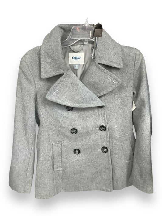 Coat Peacoat By Old Navy In Grey, Size: Xs