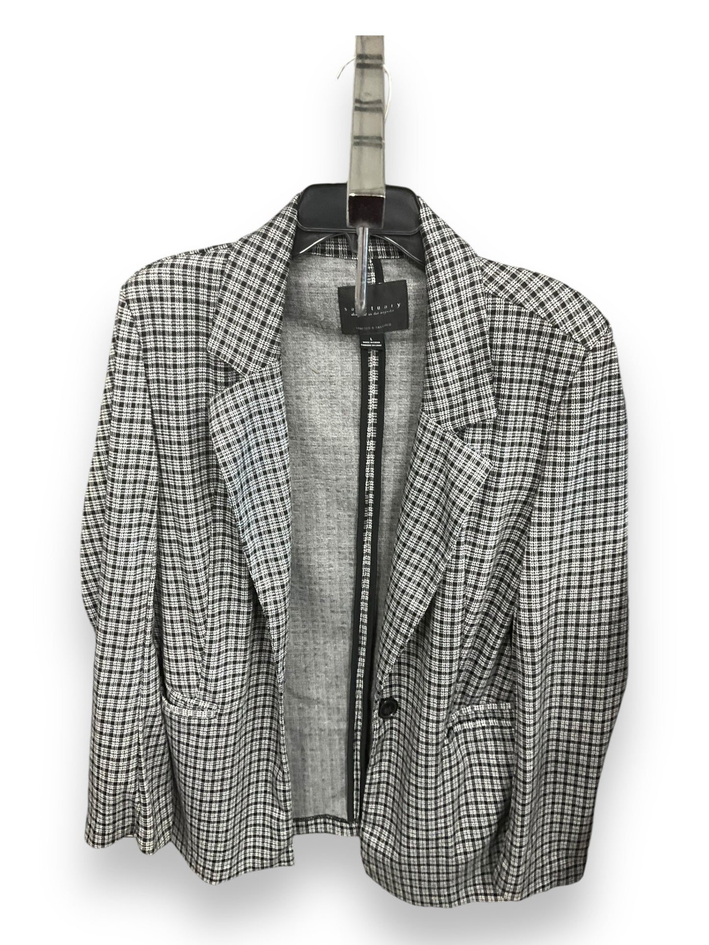 Blazer By Sanctuary In Black & Grey, Size: L