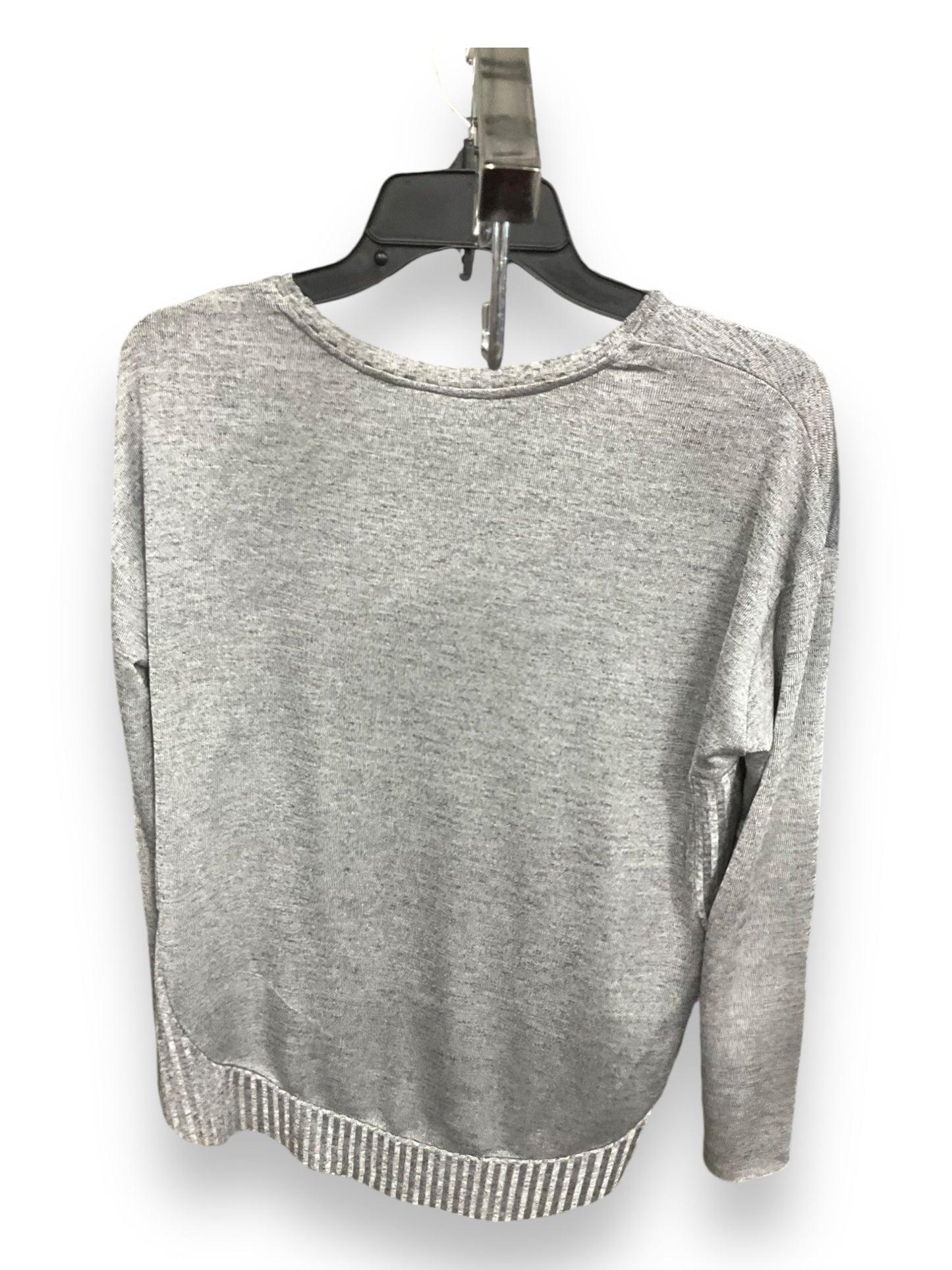 Top Long Sleeve By Bar Iii In Grey, Size: S