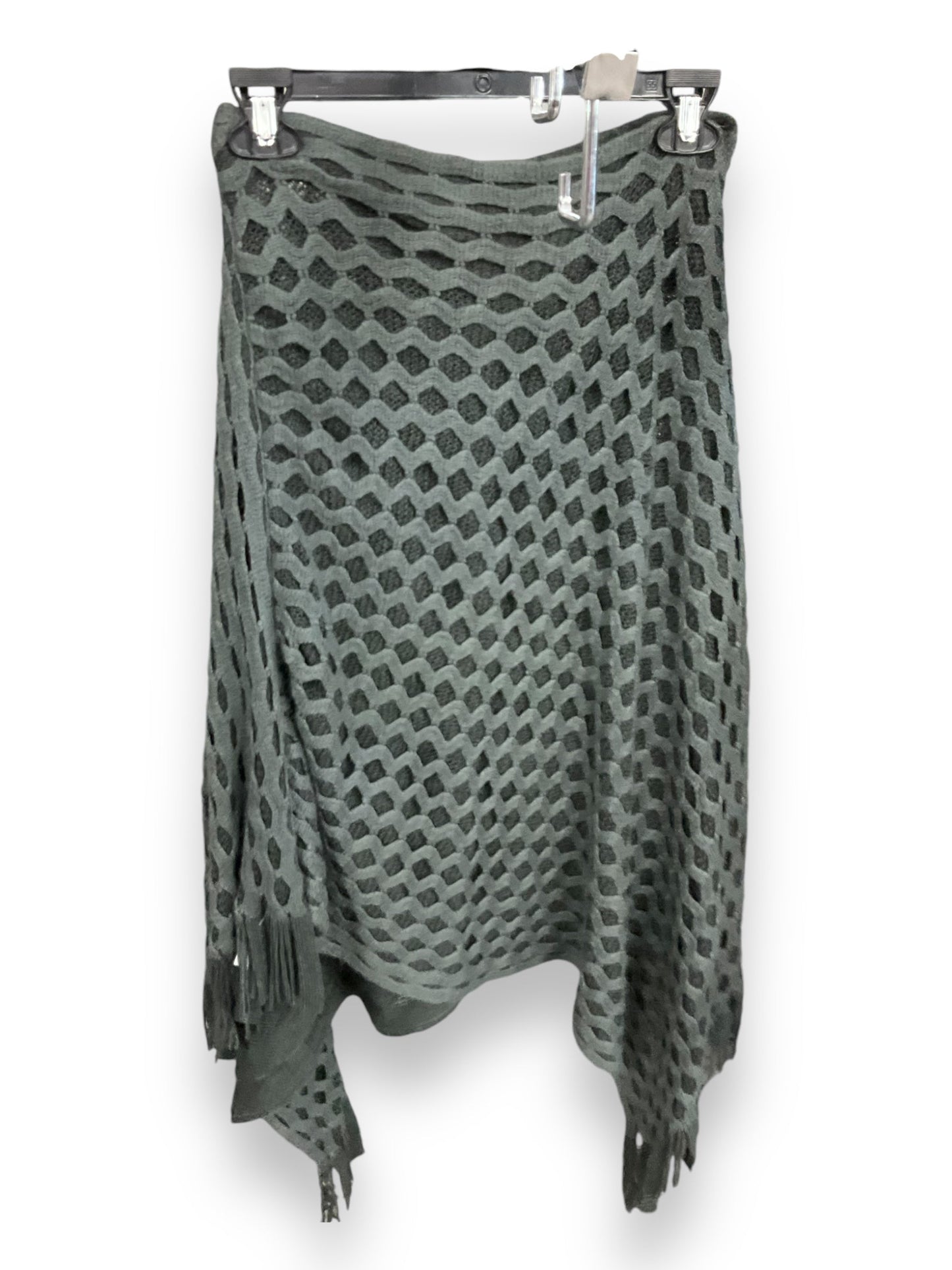 Poncho By Clothes Mentor In Grey, Size: Osfm