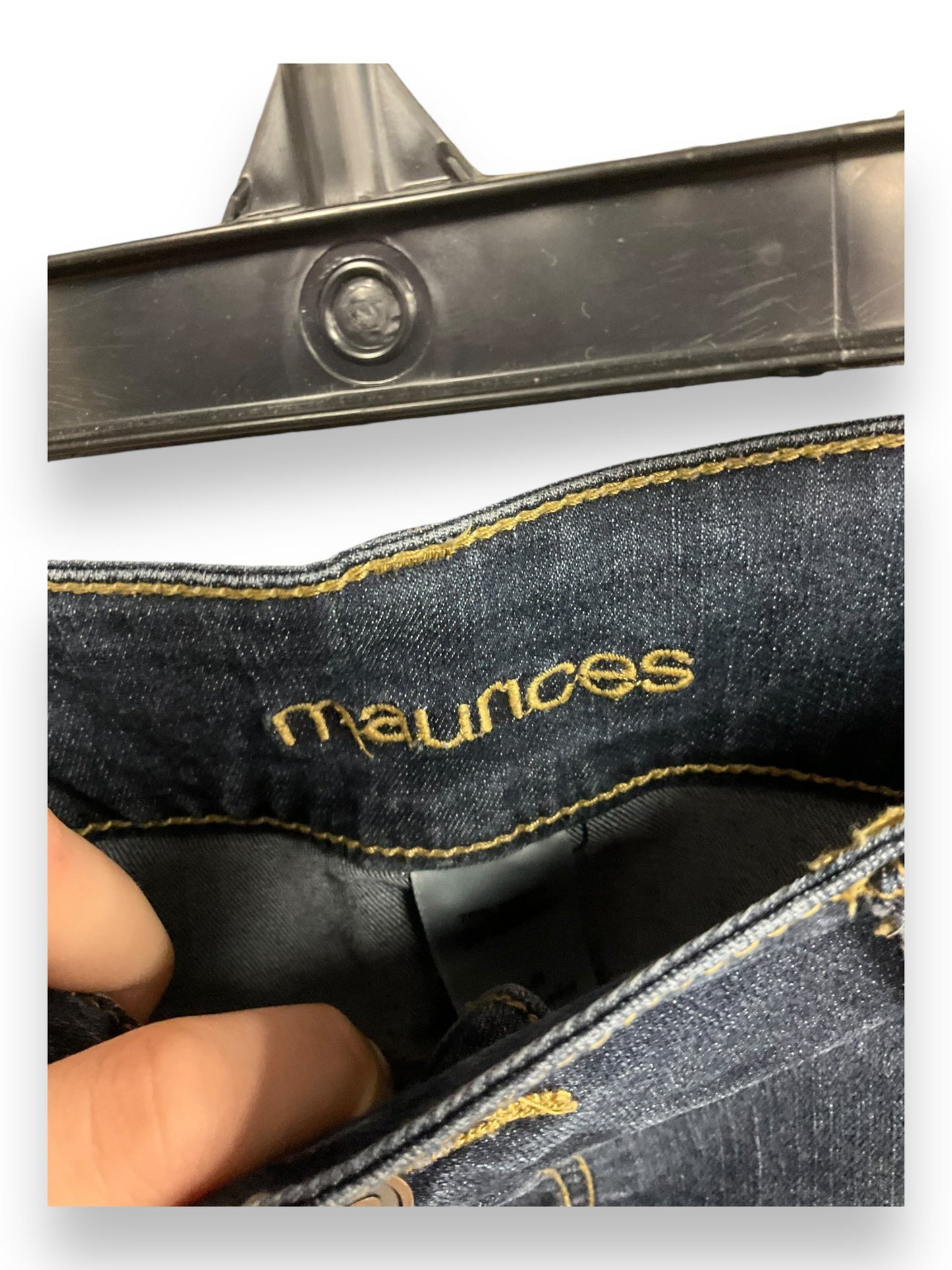 Jeans Straight By Maurices In Blue Denim, Size: 10