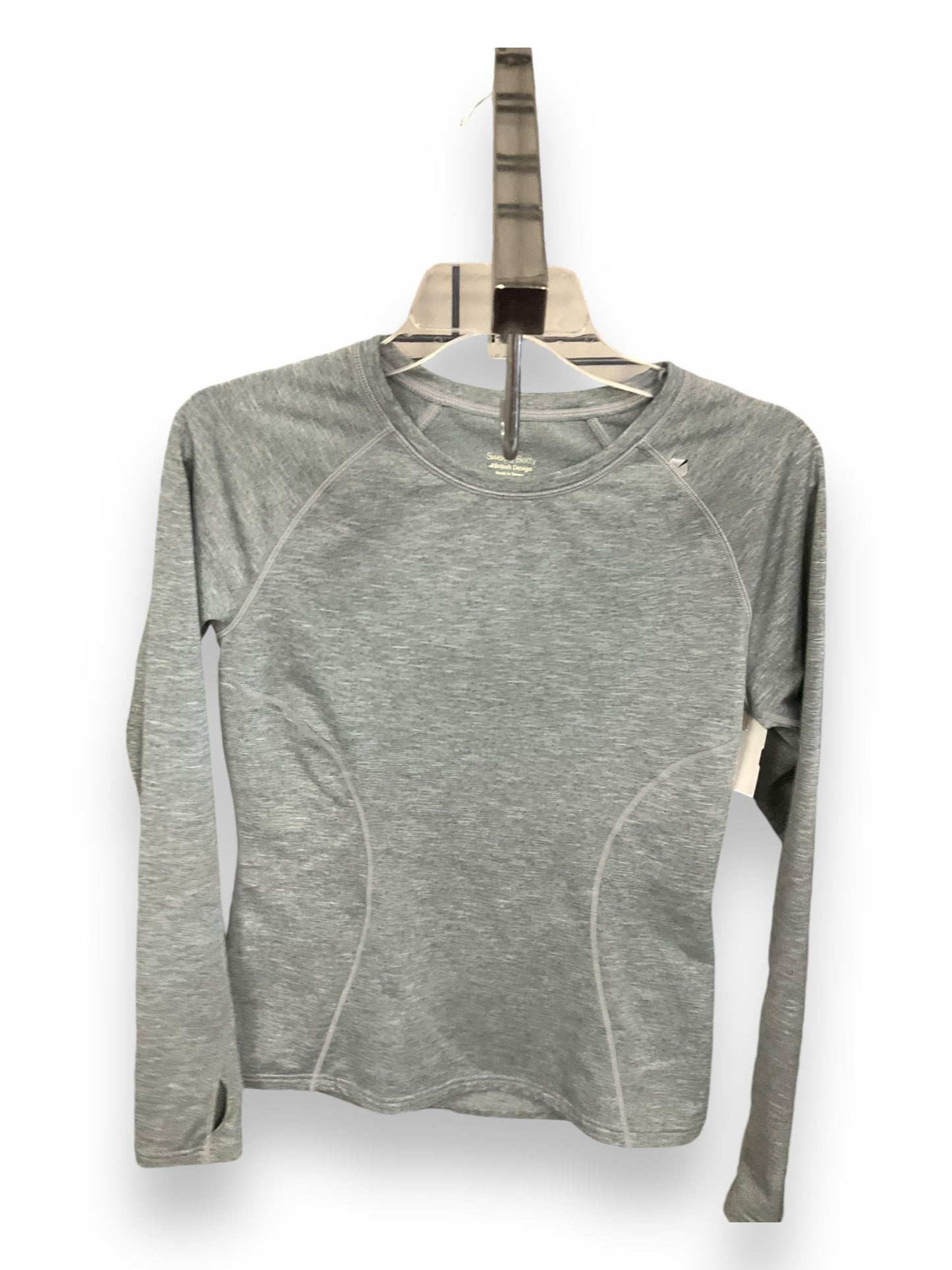 Athletic Top Long Sleeve Crewneck By Sweaty Betty In Grey, Size: S