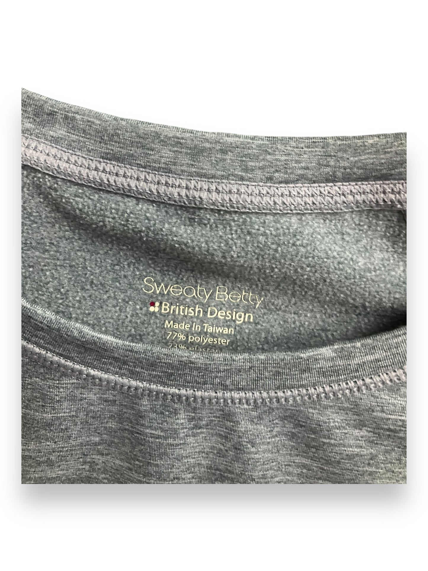 Athletic Top Long Sleeve Crewneck By Sweaty Betty In Grey, Size: S