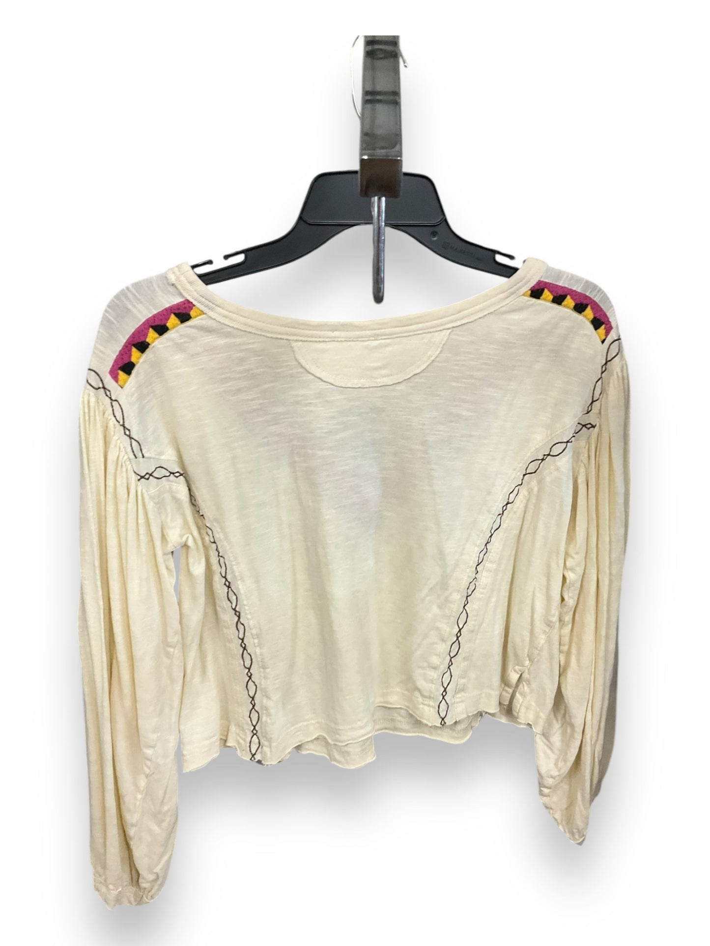 Top Long Sleeve By Free People In Beige, Size: S