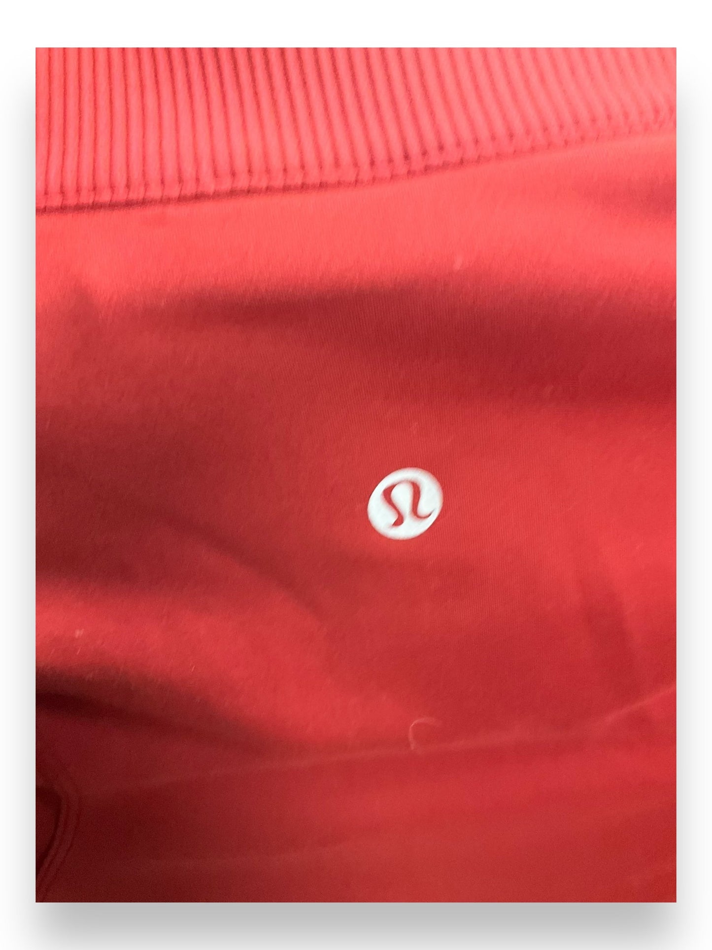 Athletic Jacket By Lululemon In Red, Size: M